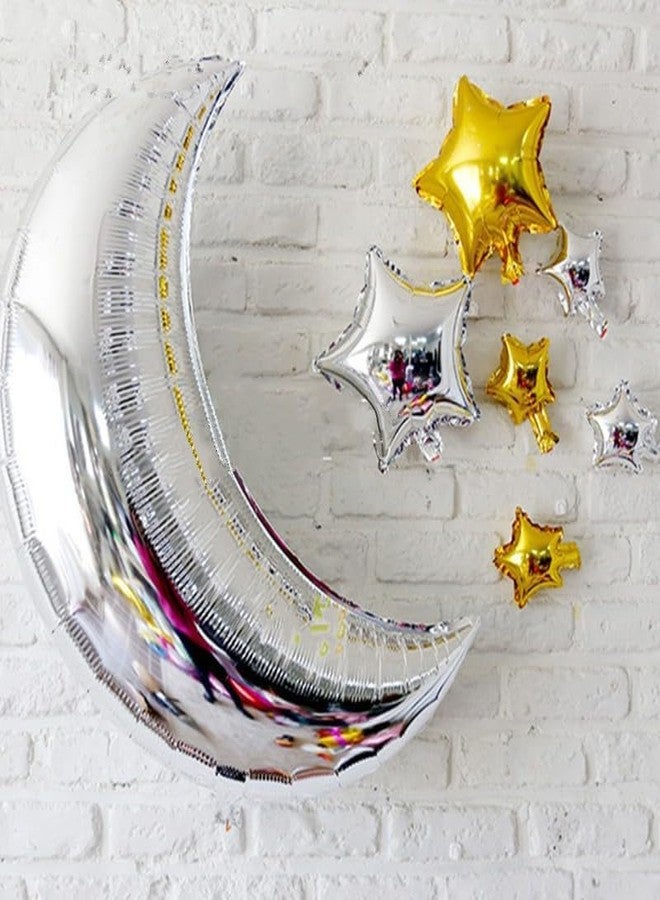 SOI Moon Star Foil Balloons Set of 7 Pcs - Image 2